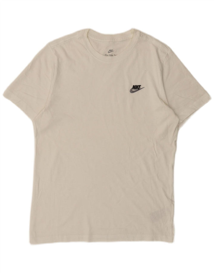 T-shirt Nike da uomo Top Small in cotone bianco