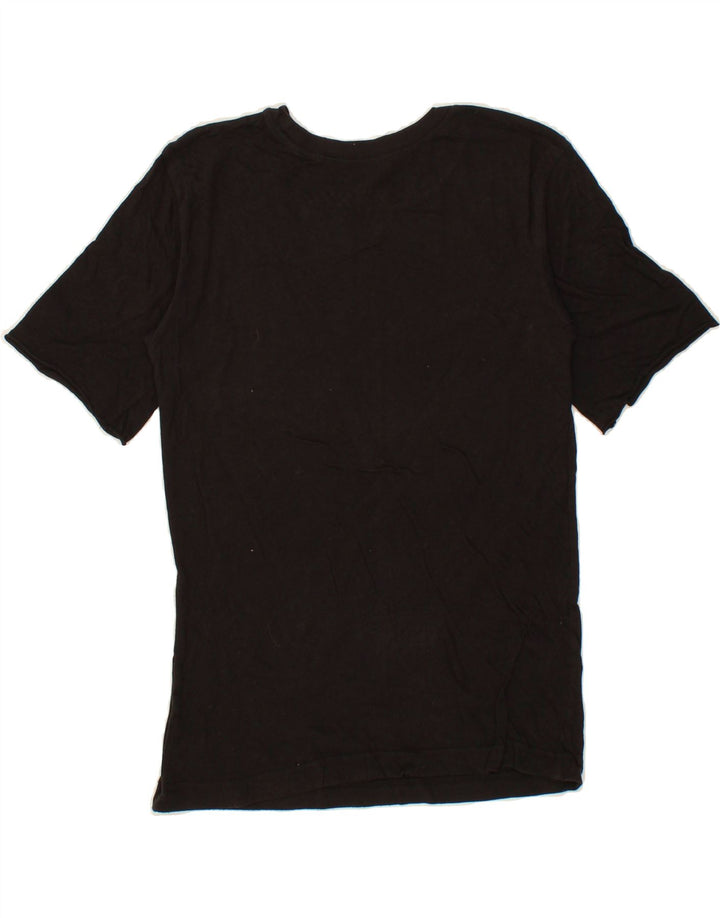 VANS Womens Graphic T-Shirt Top UK 10 Small Black Vintage Vans and Second-Hand Vans from Messina Hembry 