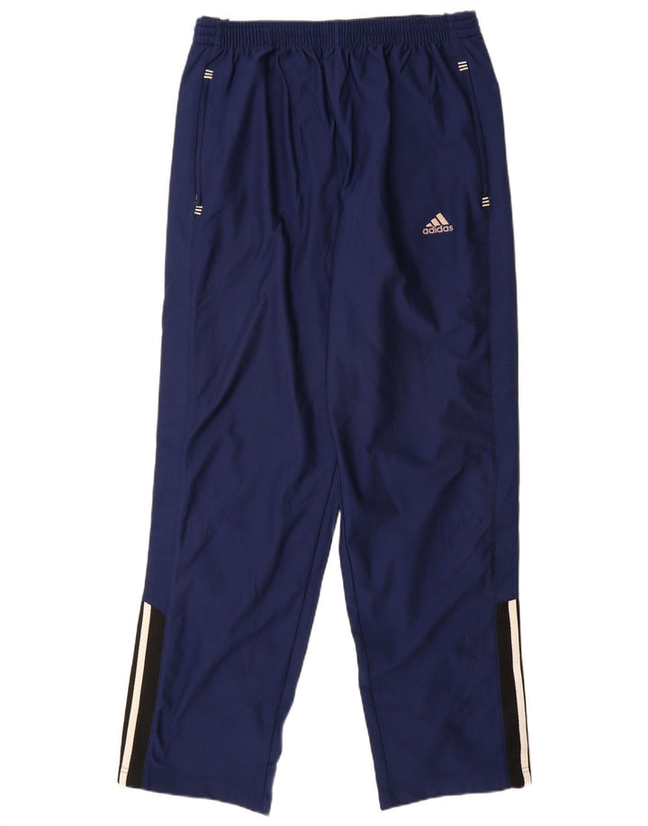 Pantaloni da tuta ADIDAS Climalite da uomo grandi color block blu navy