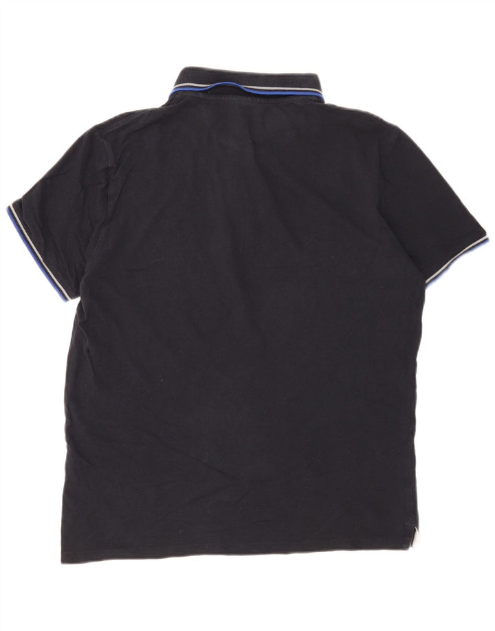 Polo da uomo Champion in cotone blu navy medio
