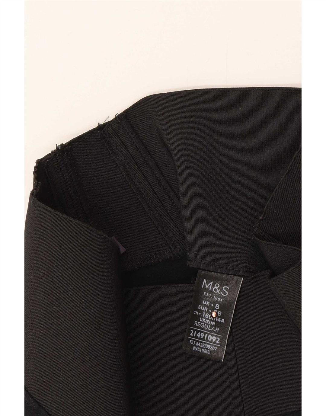 Leggings da donna Marks & Spencer UK 8 Small in viscosa nera