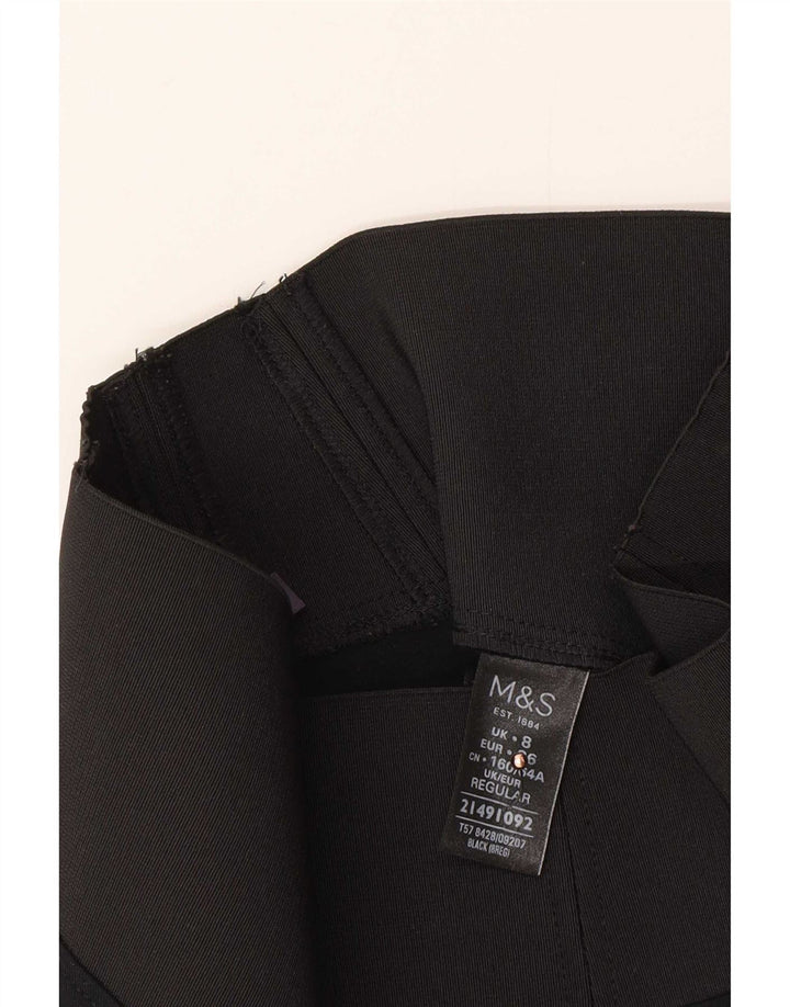 Leggings da donna Marks & Spencer UK 8 Small in viscosa nera