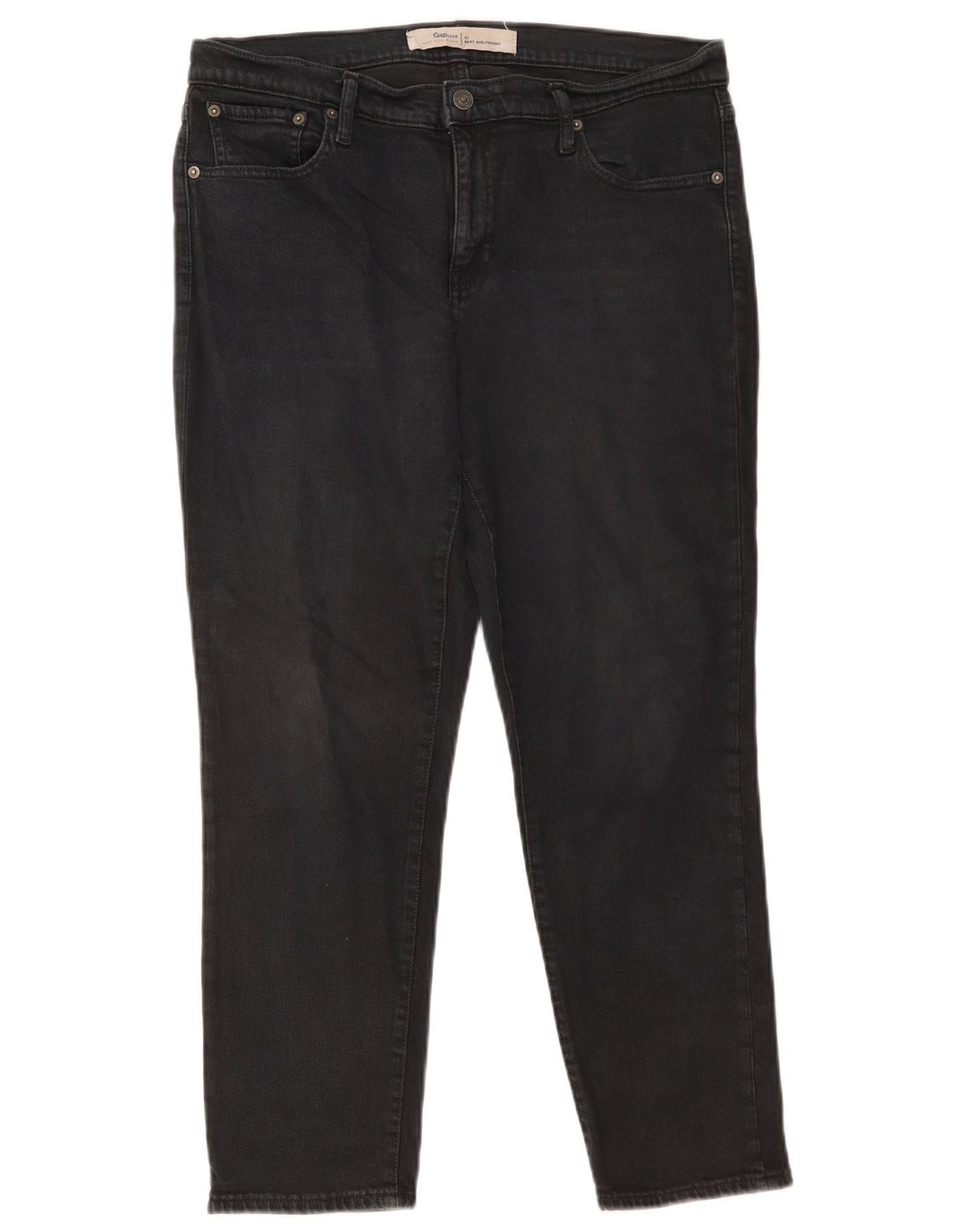 Jeans slim da donna GAP Girlfriend W31 L27 cotone nero