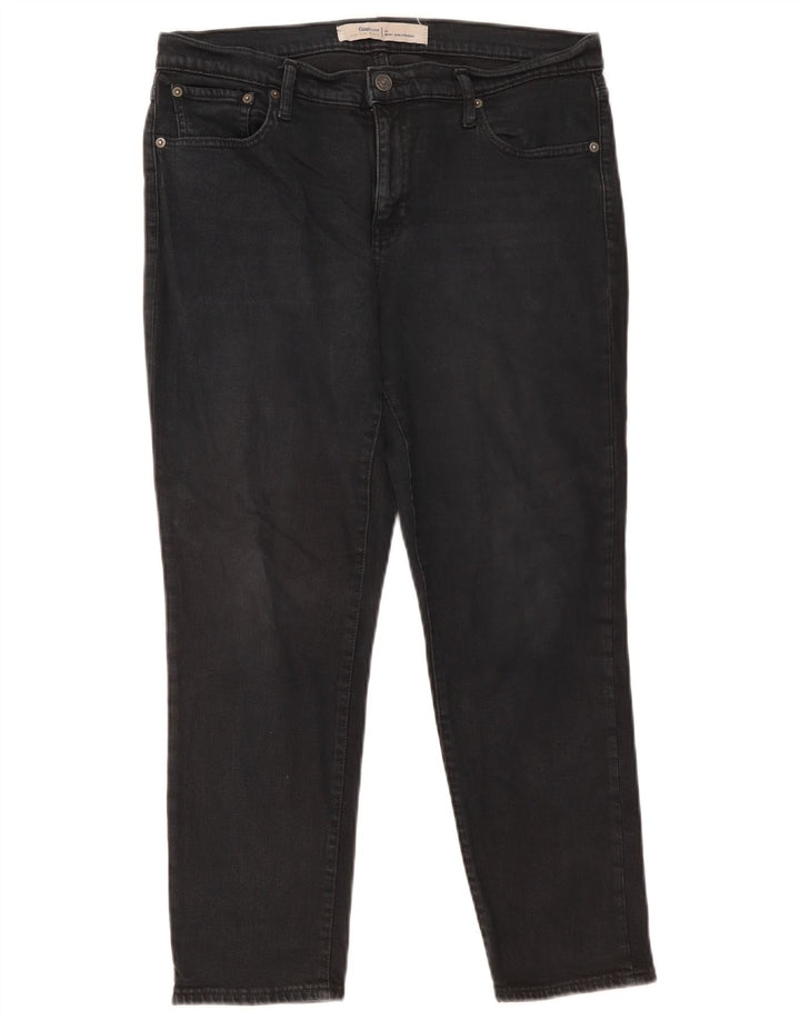 Jeans slim da donna GAP Girlfriend W31 L27 cotone nero