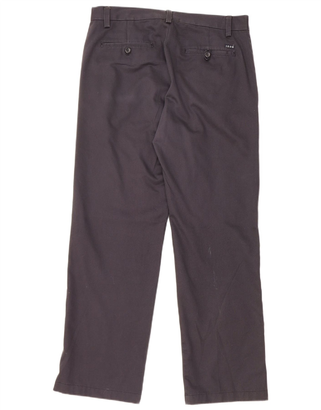 Pantaloni chino slim fit da uomo IZOD W30 L30 in cotone blu navy