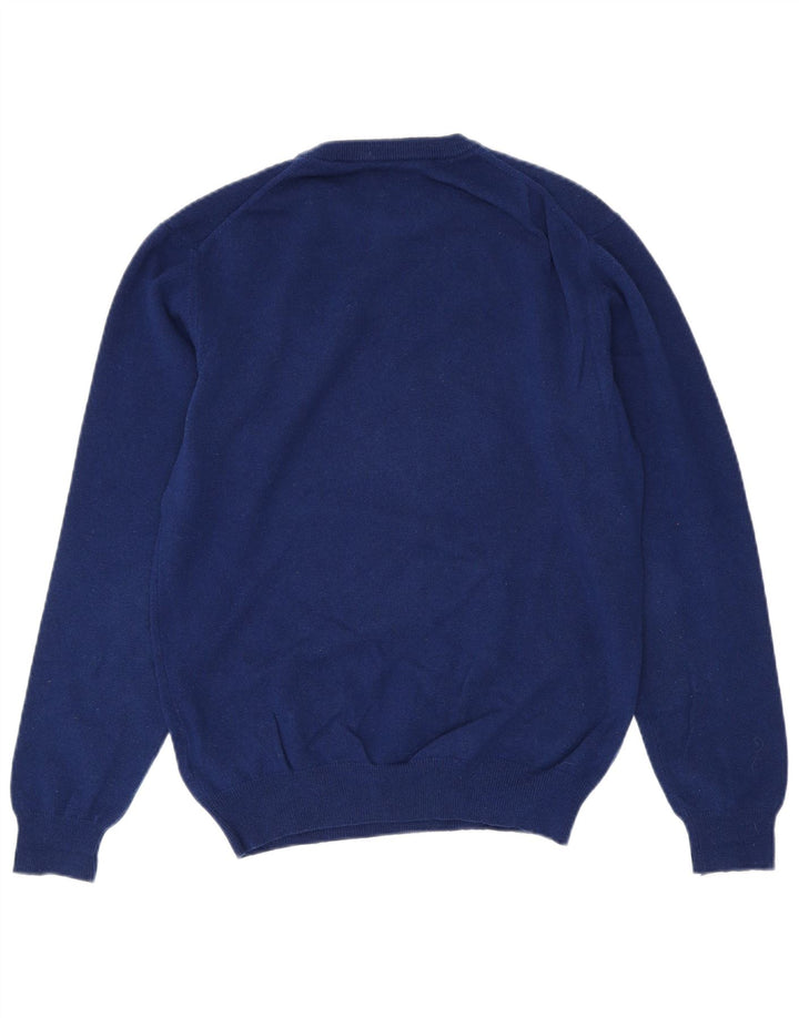 GANT Maglione da uomo girocollo in lana blu medio