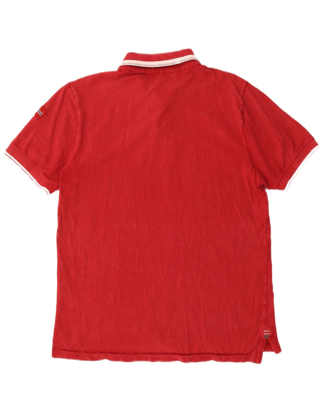 Polo geografica da uomo NAPAPIJRI rossa media