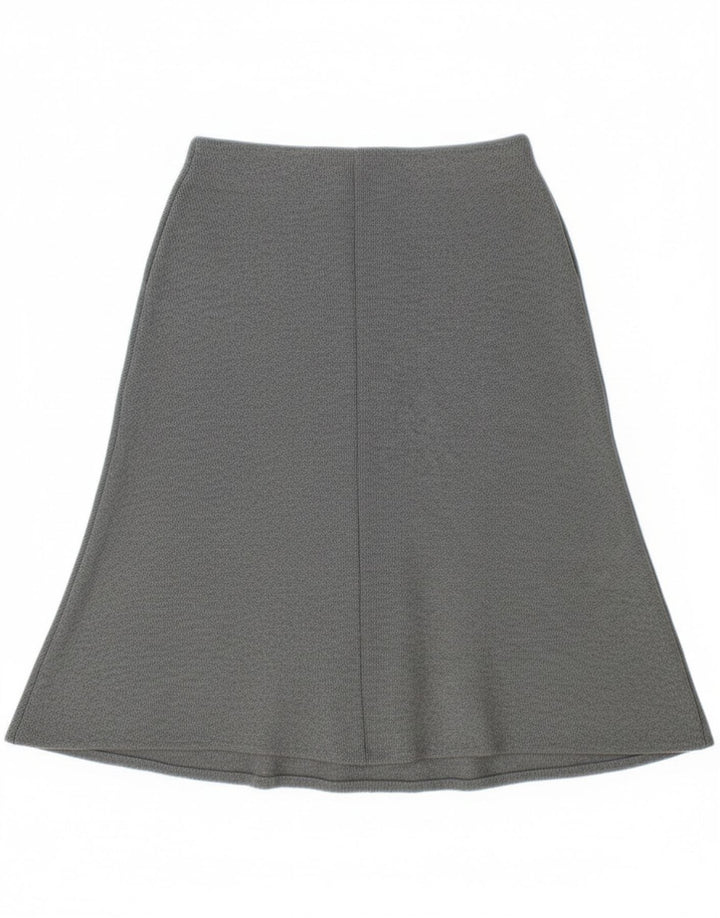 Gonna a trapezio da donna Zara piccola W28 poliestere grigio