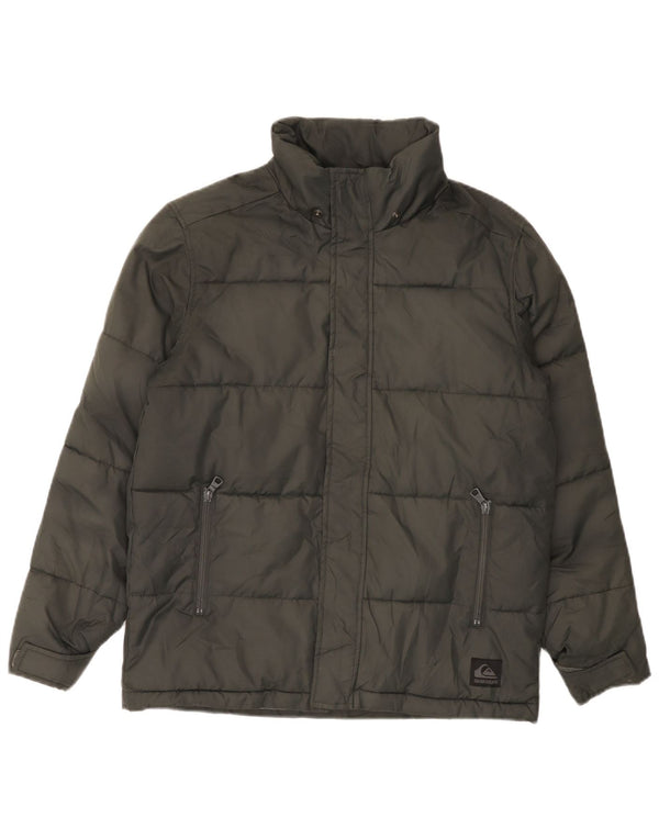 Giacca imbottita Quiksilver da ragazzo 13-14 anni in poliestere grigio
