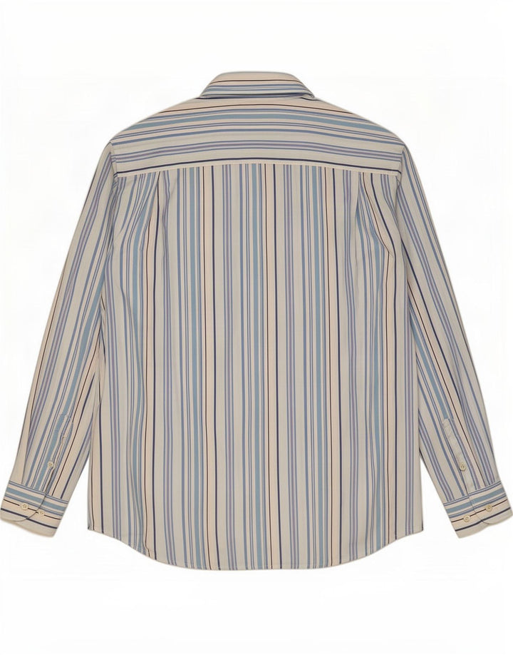 Camicia da uomo Lacoste taglia 44 XL gessato blu