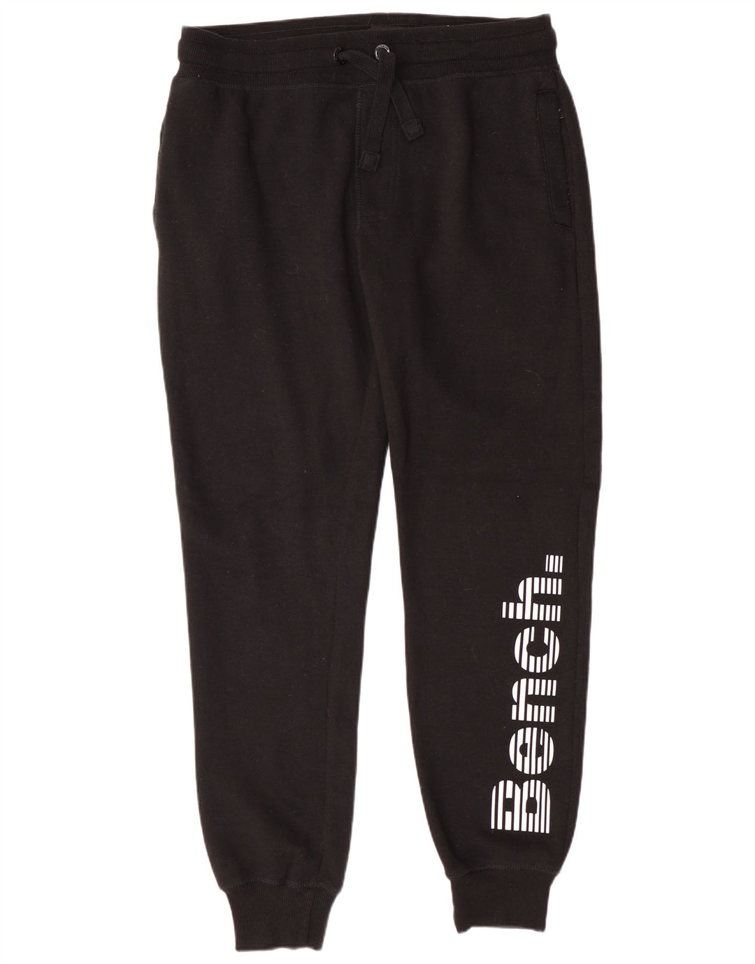 Pantaloni da tuta grafici da uomo BENCH Joggers grandi in cotone nero