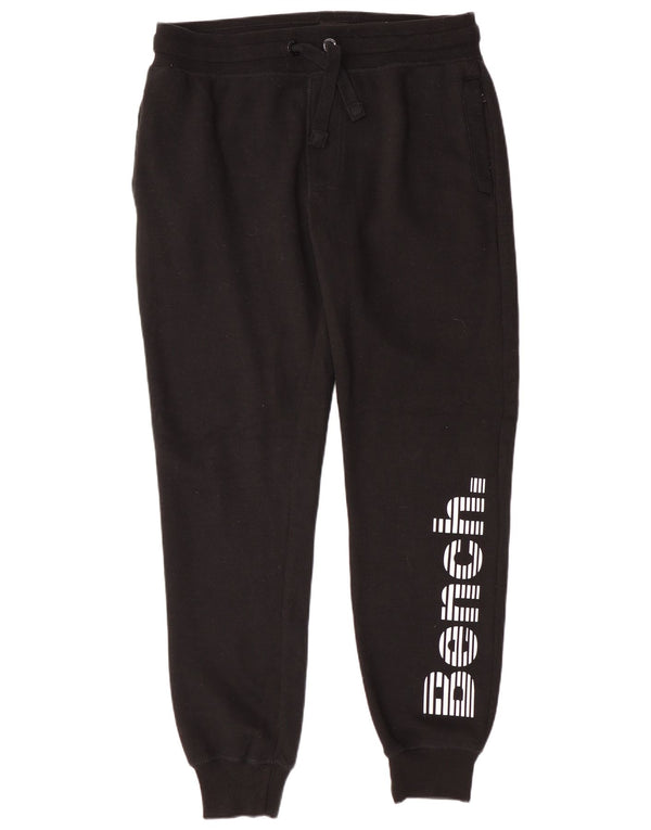 Pantaloni da tuta grafici da uomo BENCH Joggers grandi in cotone nero
