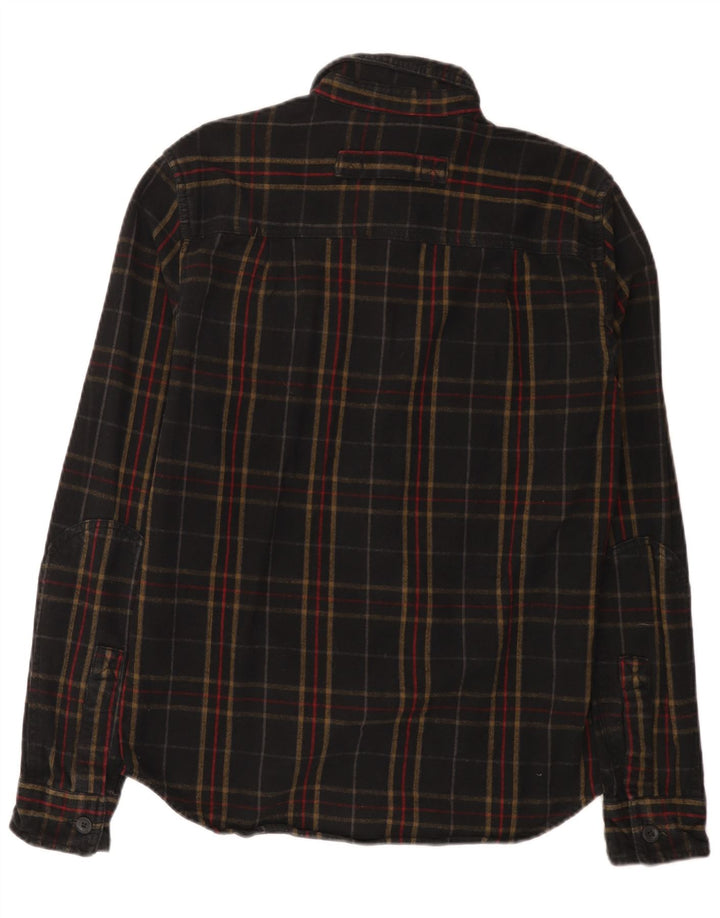 Camicia da uomo in flanella dal taglio classico Superdry, motivo a quadri multicolore medio