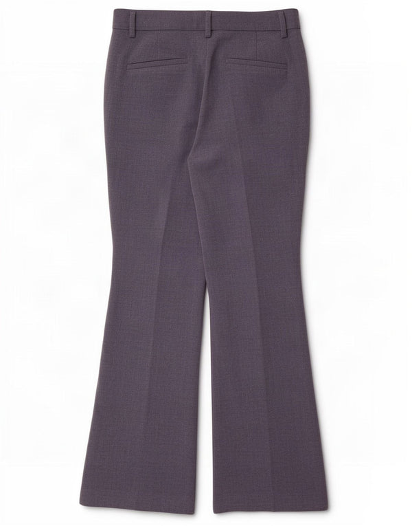 Marks & Spencer Womens Bootcut Chino Trousers UK 12 Medium W30 L29 Blue
