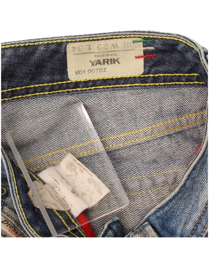 DIESEL Jeans dritti da uomo Yarik W29 L34 cotone blu