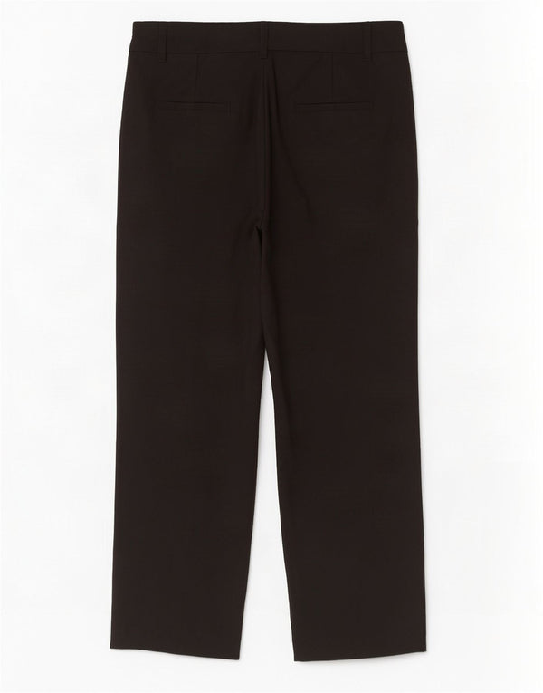 Pantaloni casual dalla vestibilità classica da donna Gerry Weber UK 12 Medium W30 L28 Nero