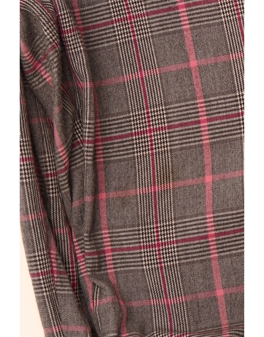 Pantaloni casual bootcut da donna MOSSIMO US 18 2XL W40 L32 a quadri grigi