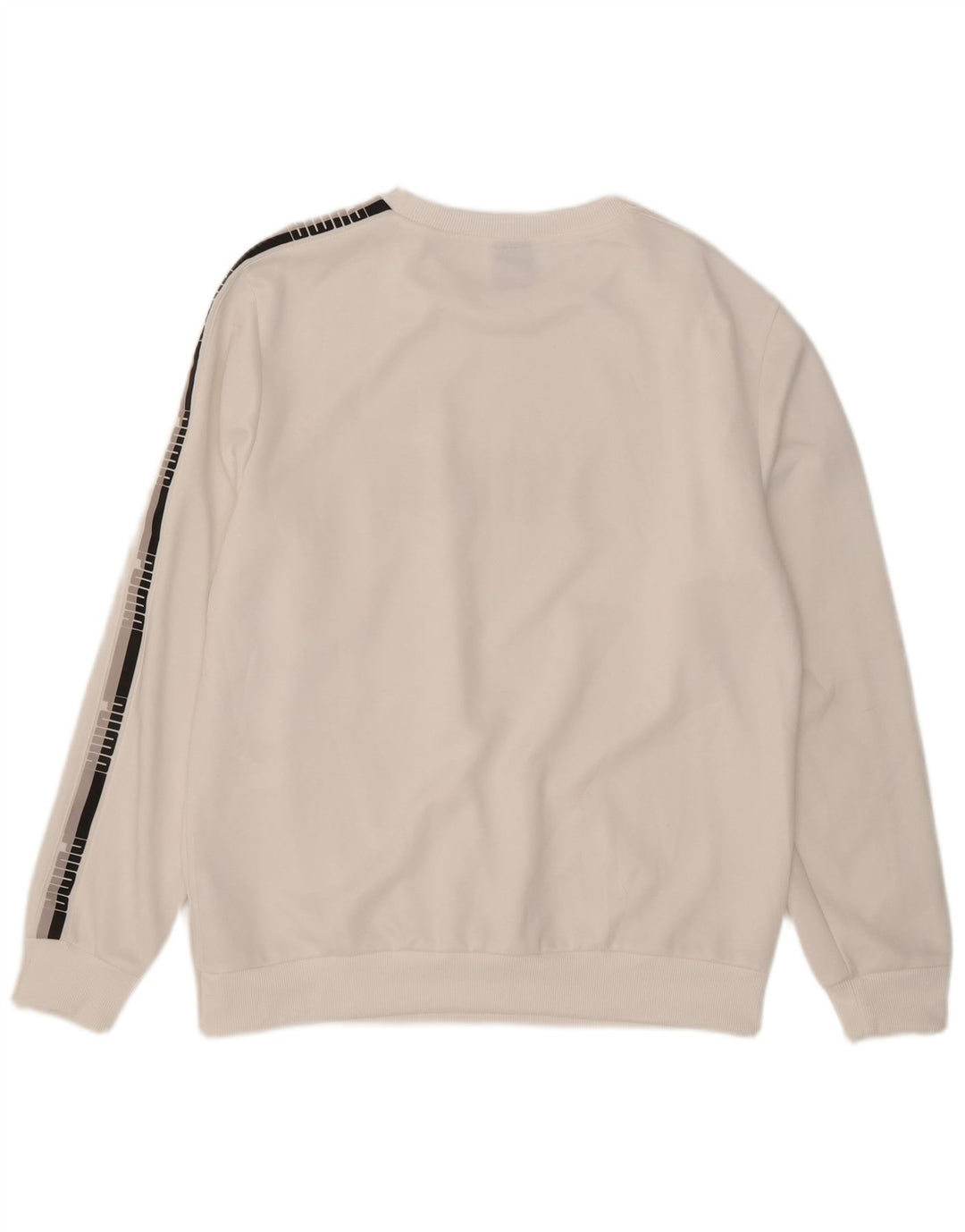 Felpa grafica da uomo Puma Maglione grande bianco in poliestere