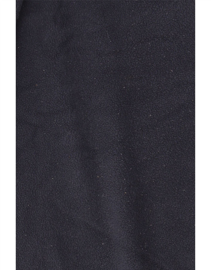 Mountain Warehouse Maglione in pile da uomo con collo con zip, grande, in poliestere blu navy