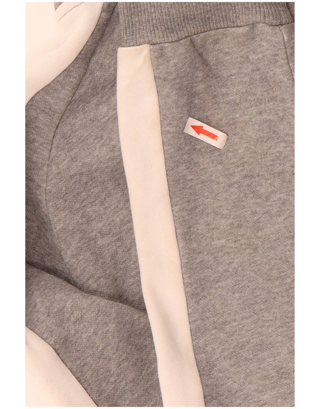 Giacca da ginnastica da uomo Puma Small in cotone color block grigio