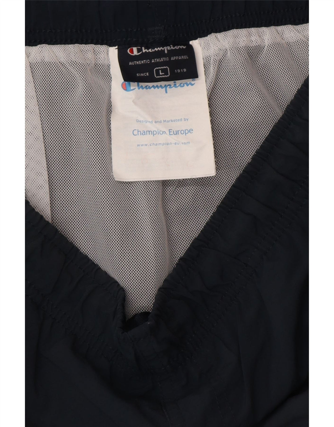 Pantaloncini sportivi da uomo CHAMPION Large in poliestere blu navy