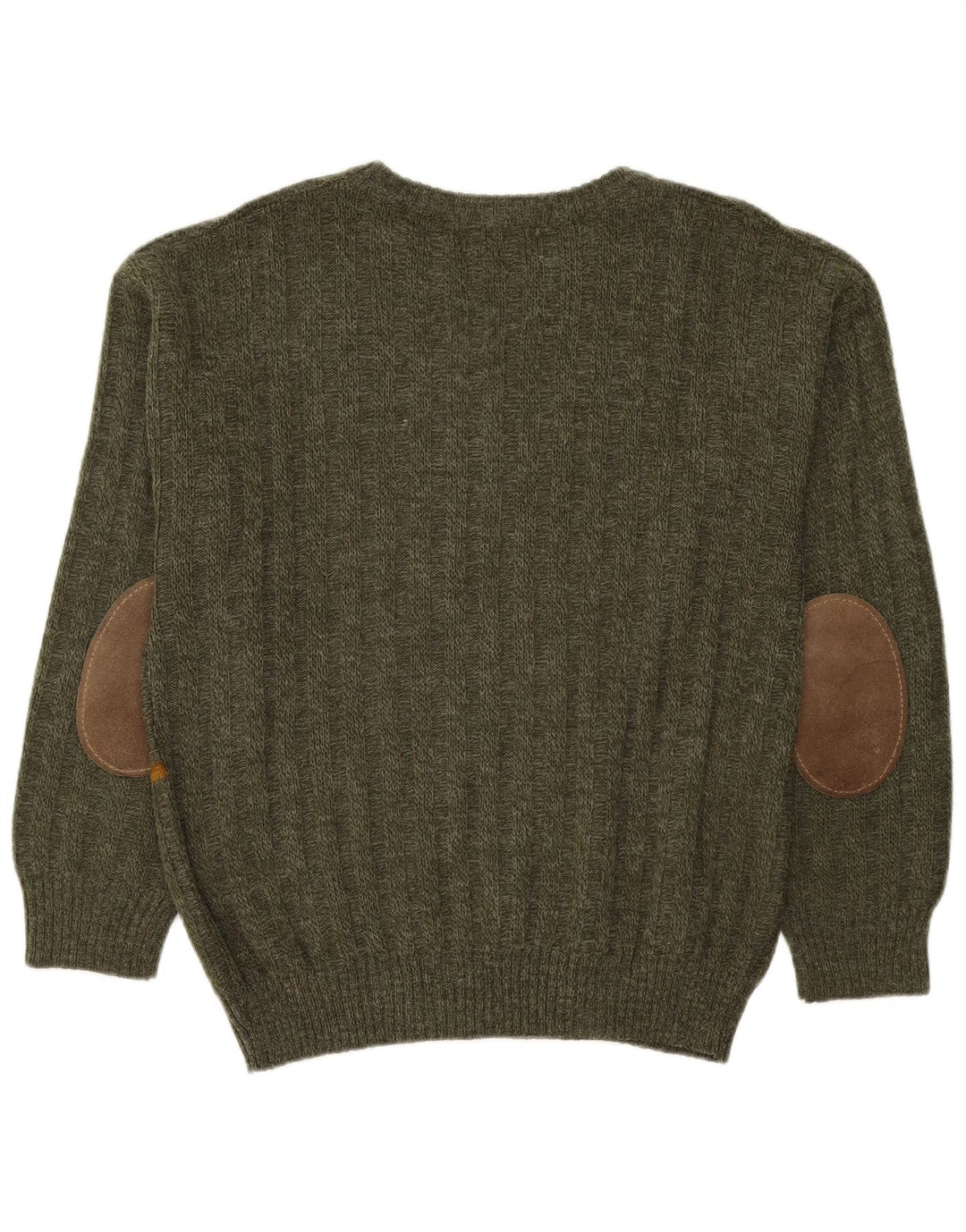Maglione girocollo da uomo Rodes IT 50 Acrilico a righe verde medio
