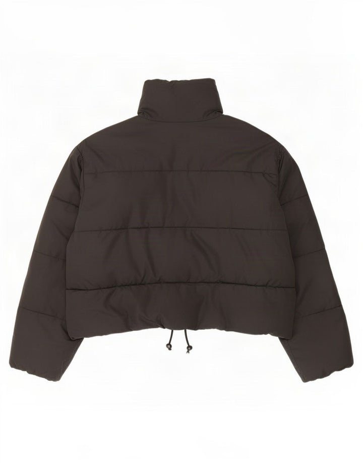 Giacca imbottita oversize da donna Zara UK 10 piccola in poliestere nero