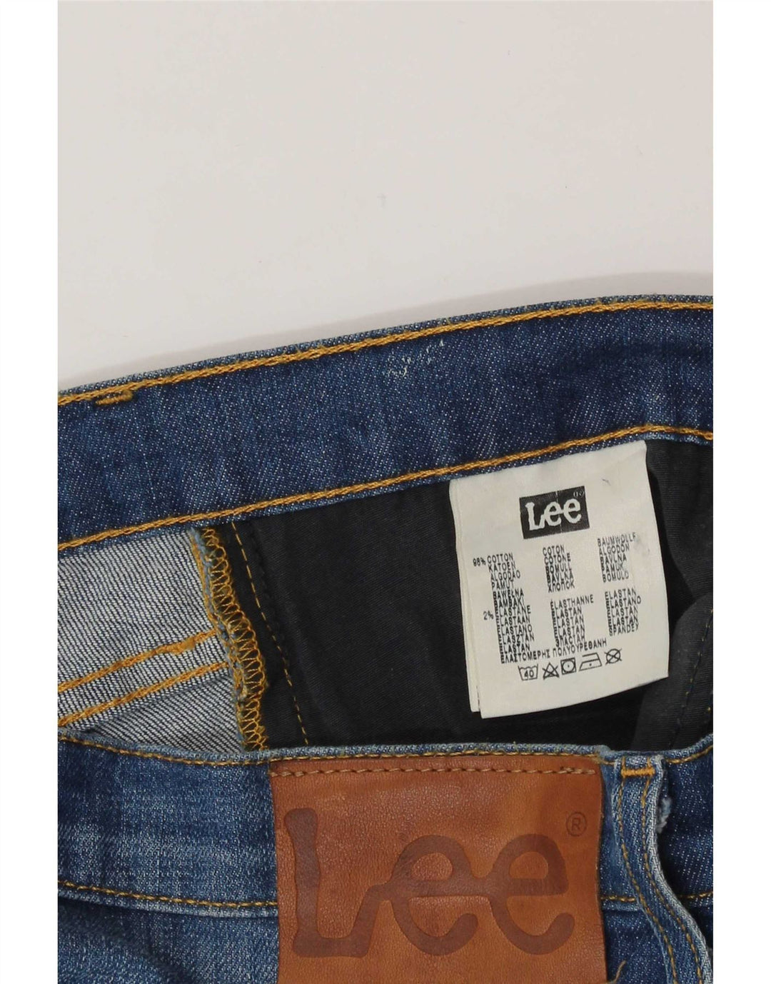 Jeans dritti da uomo Lee Daren W32 L31 cotone blu
