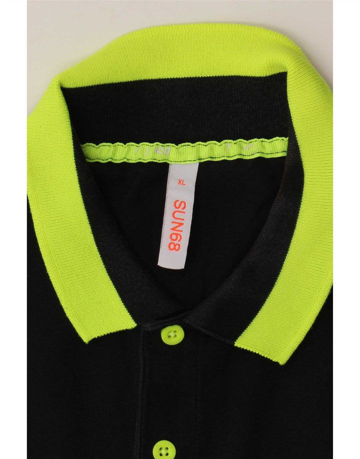 Polo da uomo Sun68 XL Nero