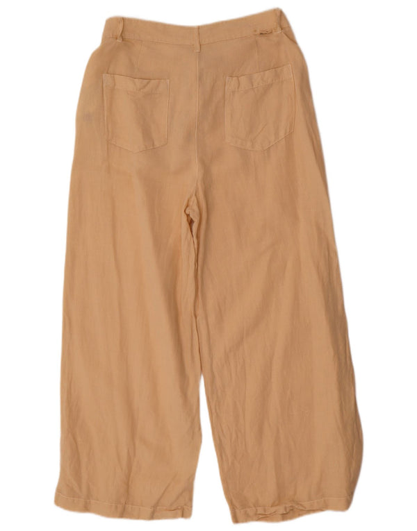 Pantaloni corti a gamba larga a vita alta da donna Rip Curl medi W28 L24 Beige