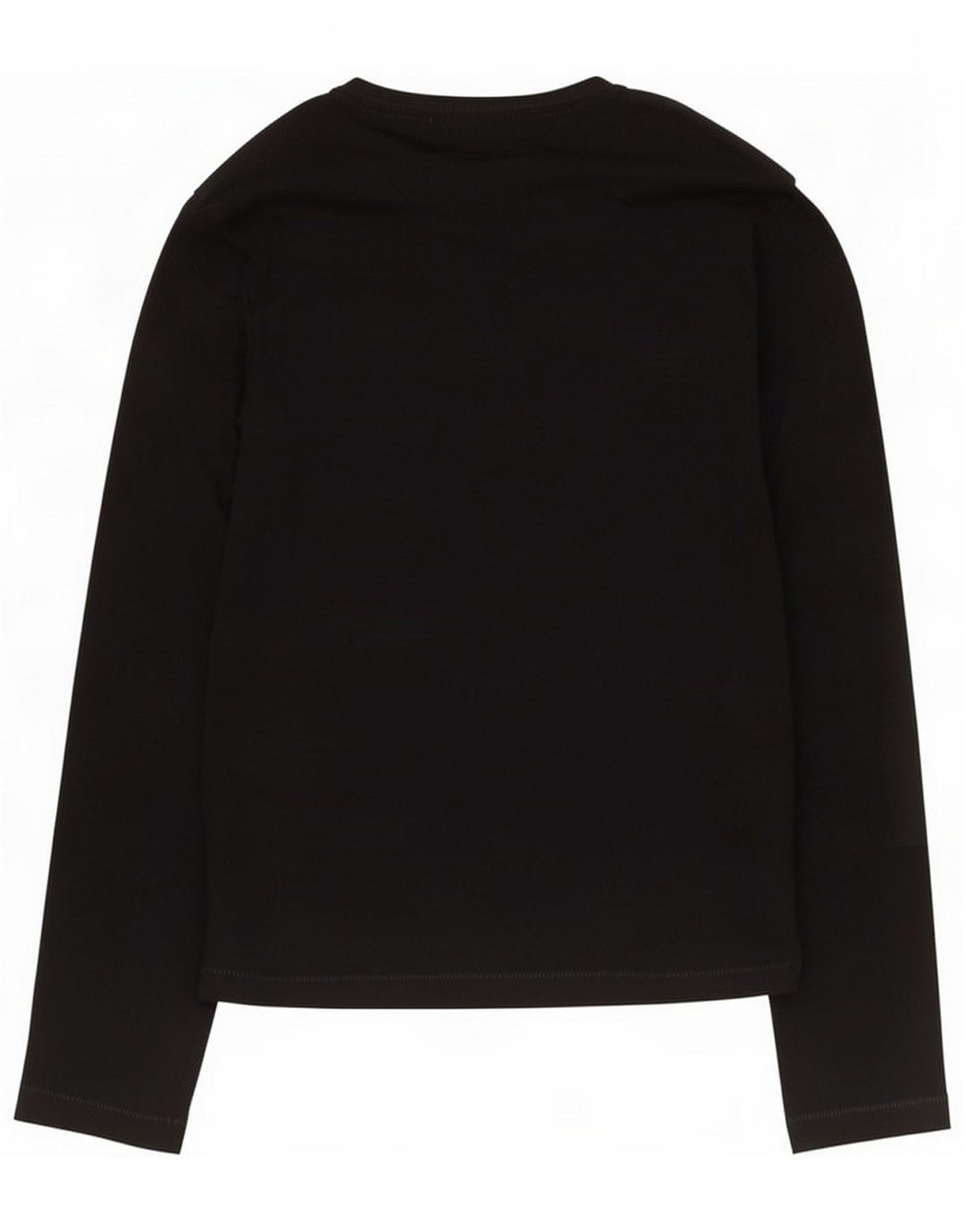 French Connection Top da uomo manica lunga medio cotone nero