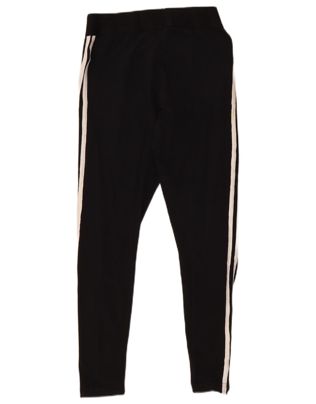 Leggings Adidas da donna UK 12/14 cotone a righe nere medie