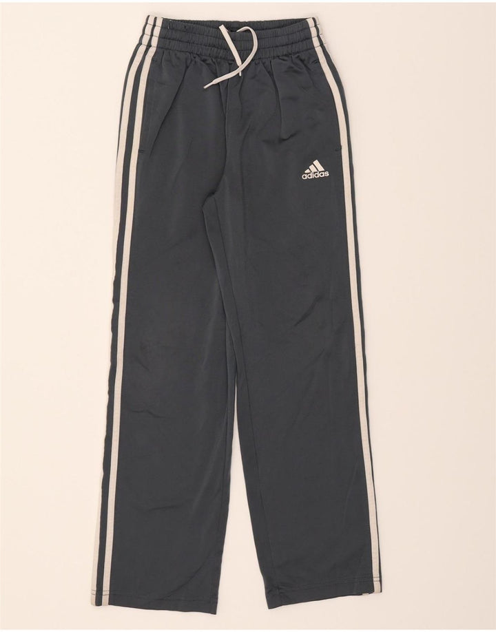 ADIDAS Boys Tracksuit Trousers 10-11 Years Medium  Grey Polyester Vintage Adidas and Second-Hand Adidas from Messina Hembry 
