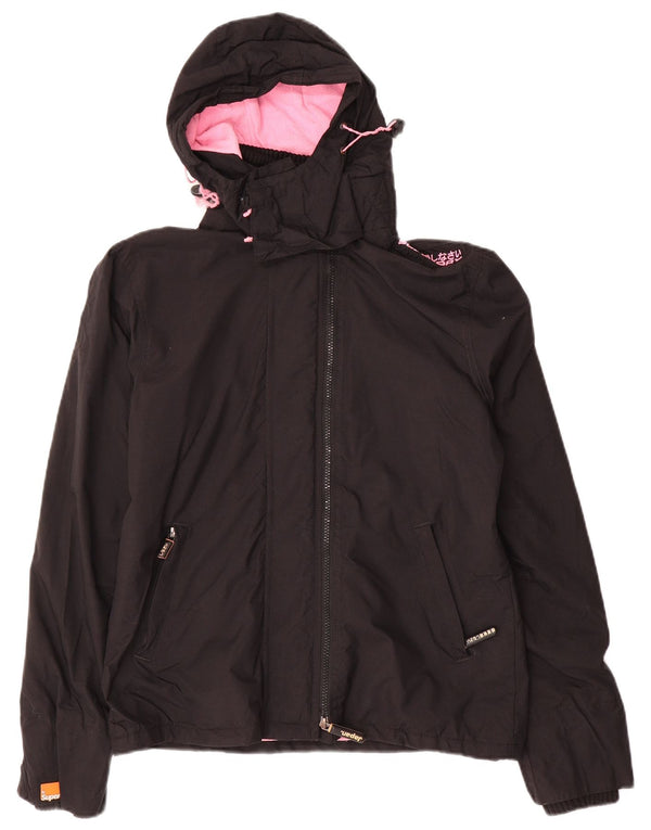 Giacca a vento da donna The Windcheater SUPERDRY UK 16 grande nera