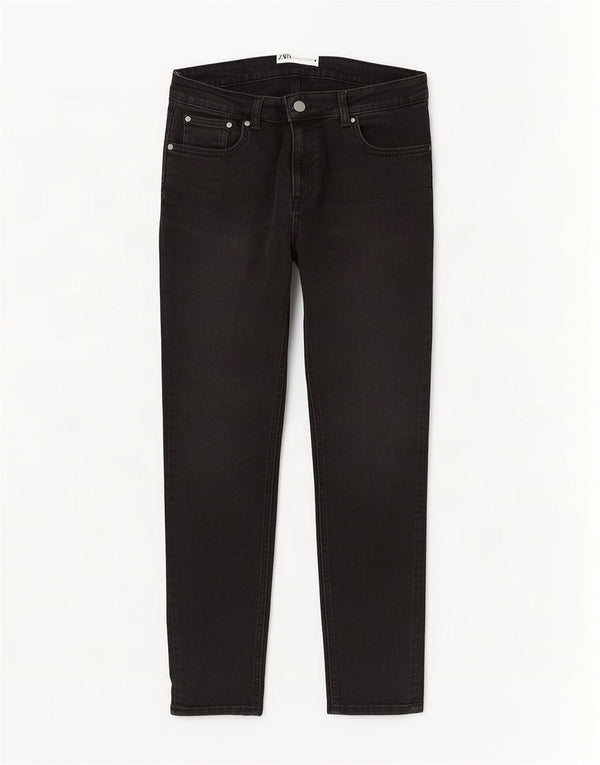 Zara Womens Skinny Jeans EU 42 Large W32 L30 Black