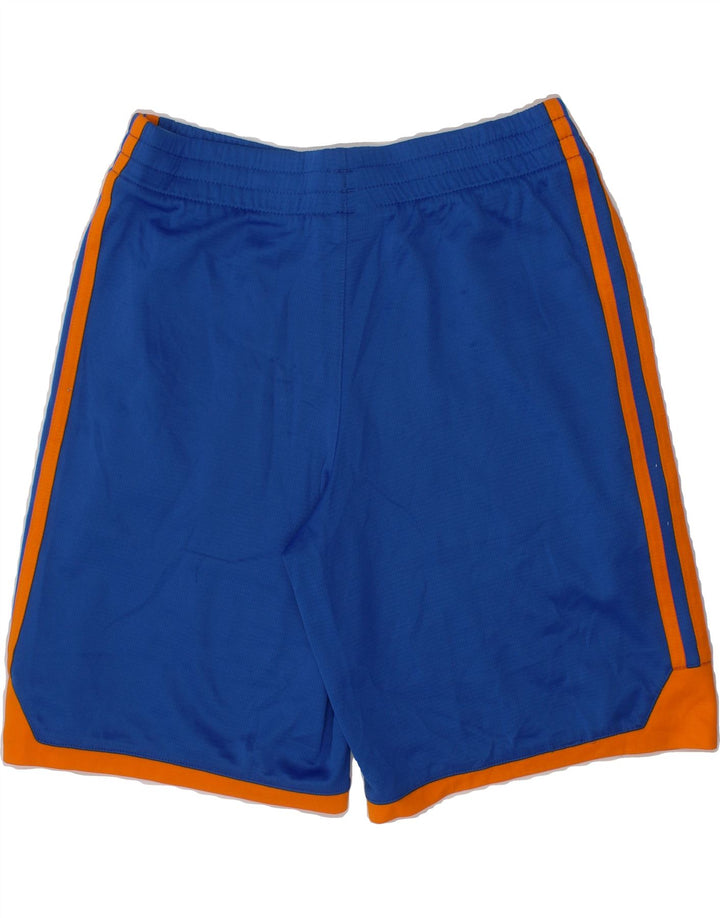 ADIDAS Boys Sport Shorts 7-8 Years Small Blue Polyester Vintage Adidas and Second-Hand Adidas from Messina Hembry 