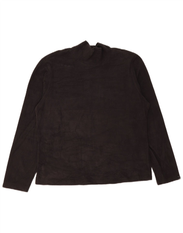 Maglione in pile da donna Columbia UK 16 grande poliestere nero