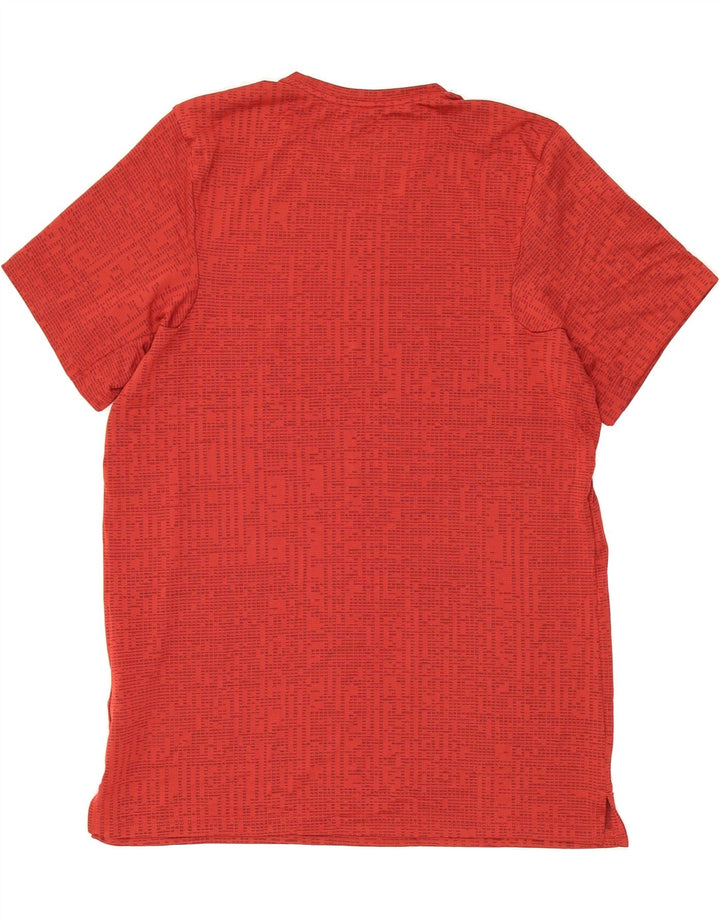 NIKE Mens Dri Fit Standard Fit T-Shirt Top Medium Red Polyester Vintage Nike and Second-Hand Nike from Messina Hembry 