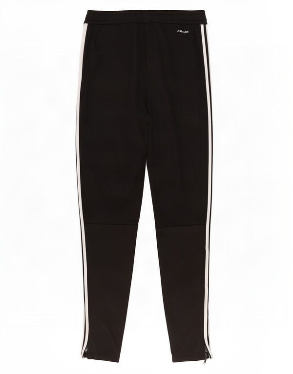 Pantaloni da tuta da uomo Adidas Small neri in poliestere sportivo