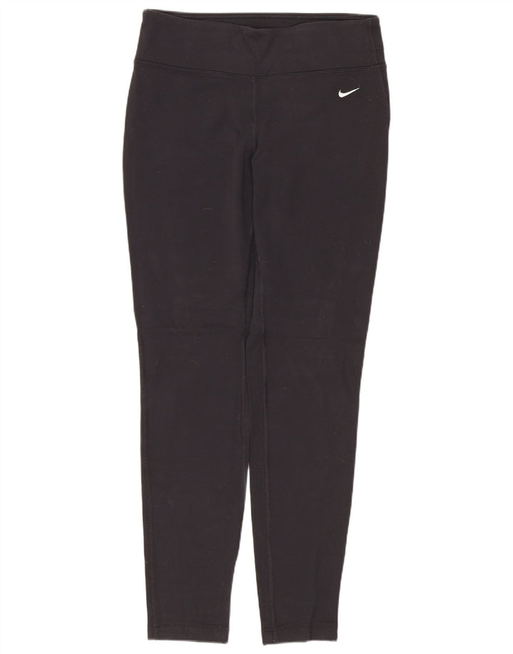 Leggings Dri Fit da donna NIKE UK 12 nylon nero medio