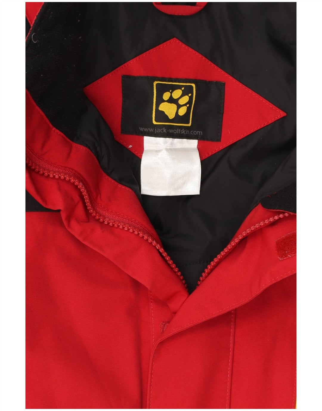 Giacca a vento da uomo Jack Wolfskin UK 40/42 Large Red Colourblock