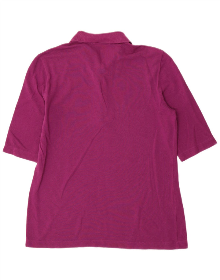 Polo da donna LACOSTE taglia 42 grande in cotone marrone