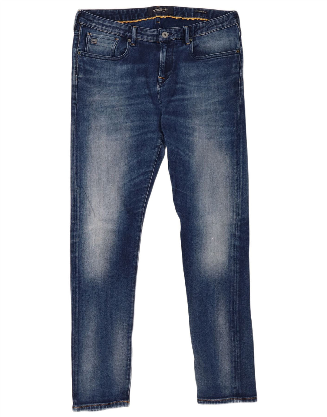 Jeans dritti da uomo Scotch & Soda W32 L32 cotone blu