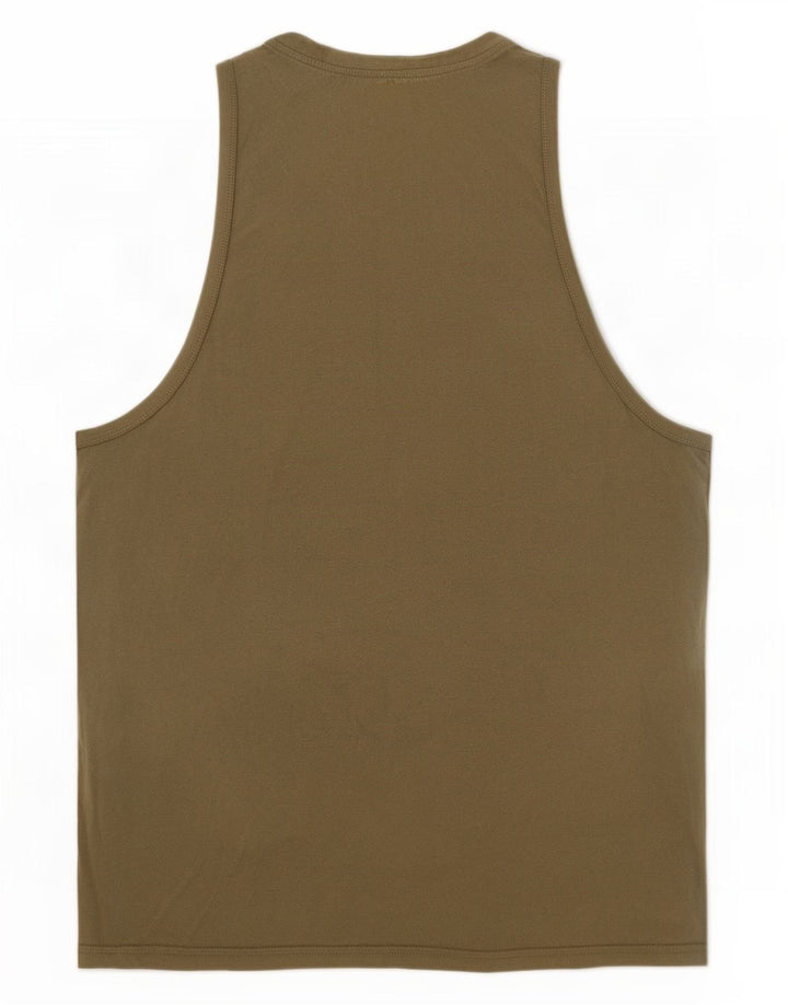 Canotta grafica da uomo Diesel grande color cachi
