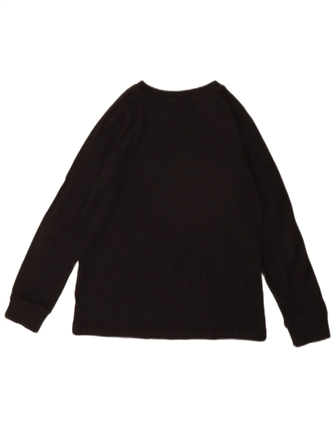 Top ADIDAS Bambina Manica Lunga 9-10 Anni Cotone Nero