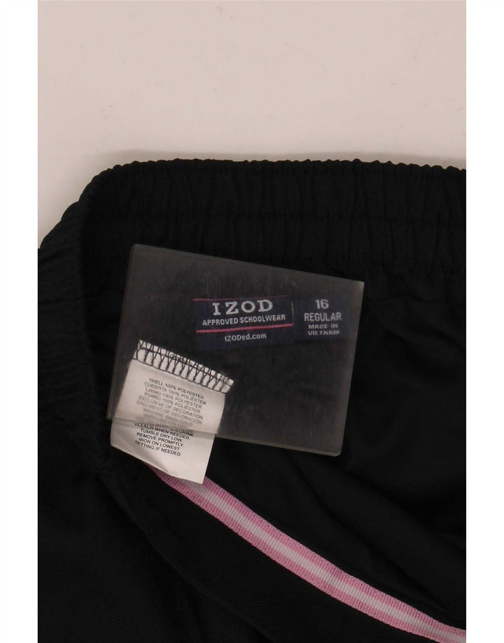 Gonna corta per ragazze Izod 15-16 anni in poliestere blu navy