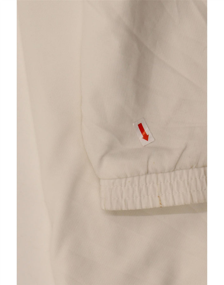 Giacca da tuta da uomo ADIDAS Clima 365 piccola bianca color block