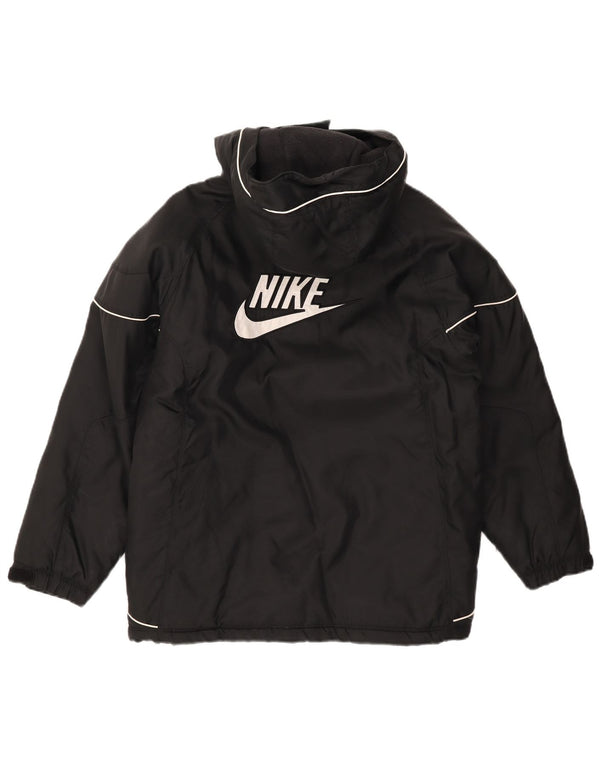 Nike Giacca a vento grafica con cappuccio da ragazzo 12-13 anni Large Nero Poliestere