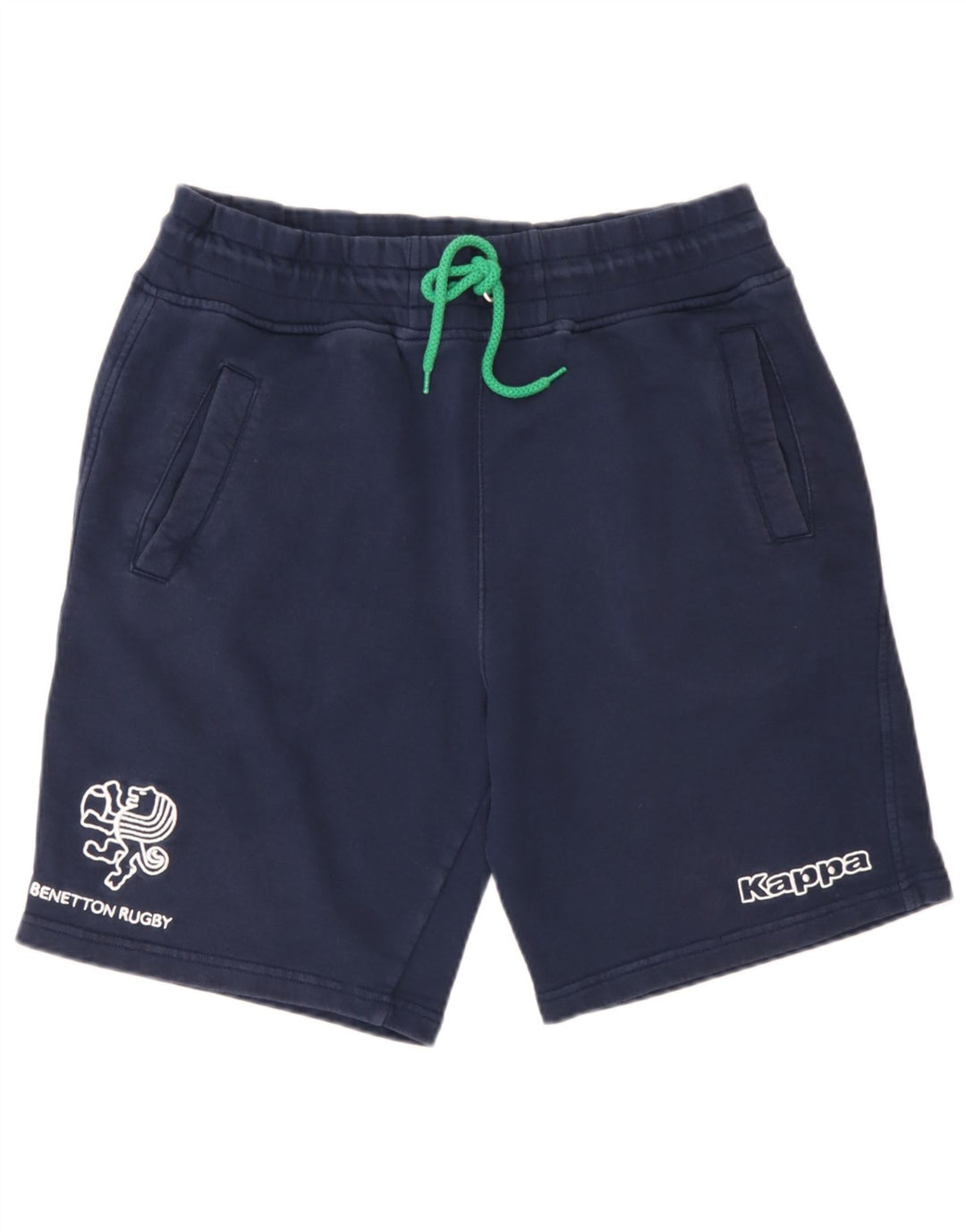 Pantaloncini sportivi grafici da uomo Kappa grandi in cotone blu navy
