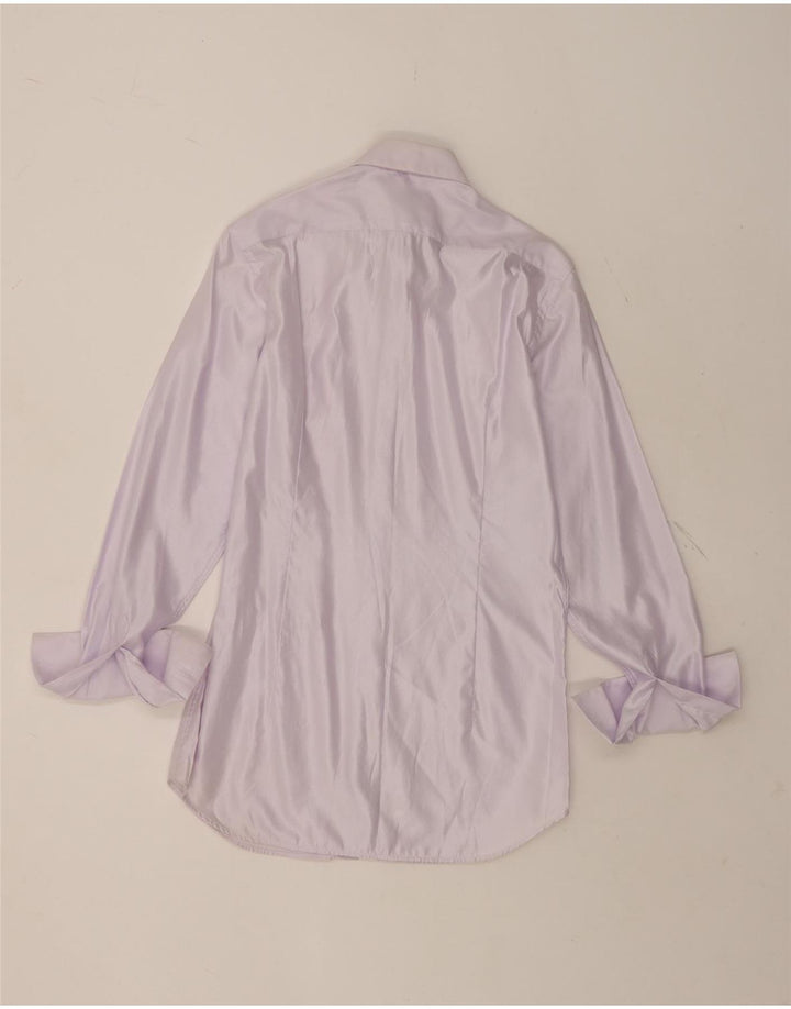 Camicia formale da uomo Carlo Pignatelli taglia 38 15 viola medio